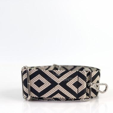 Ремінець для сумки чорний