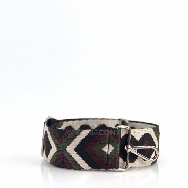 Ремешок для сумки бордовый