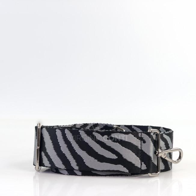 Ремінець для сумки темно-сірий