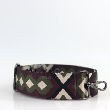 Ремінець для сумки бордовий