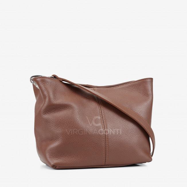 Сумка через плече (крос-боді) Virginia Conti коньячна