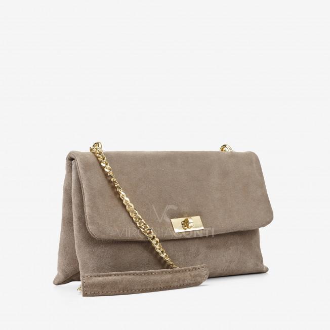 Сумка через плечо (кросс-боди) Virginia Conti цвета темный тауп