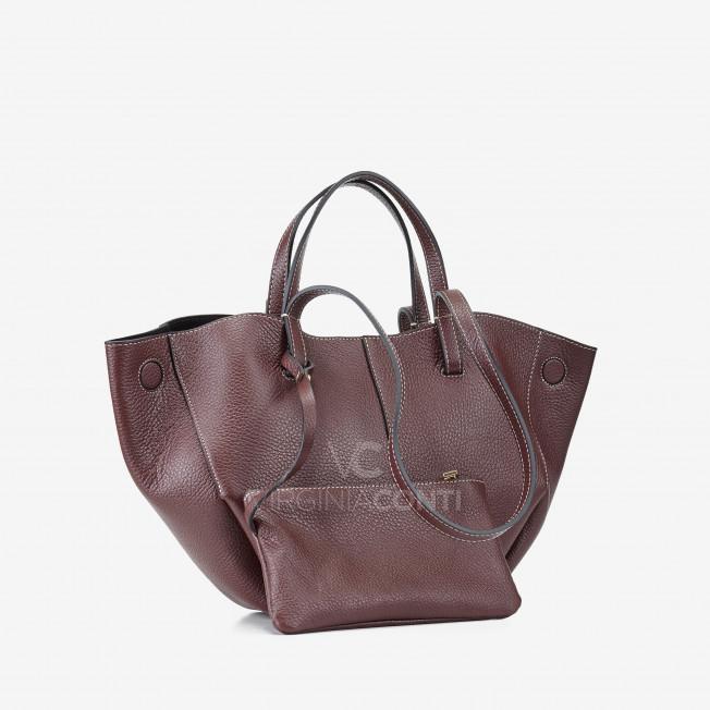 Шоппер Virginia Conti бордовый