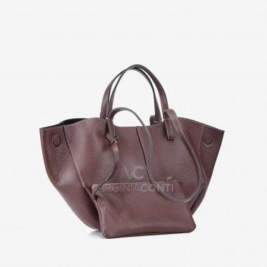 Шоппер Virginia Conti бордовый