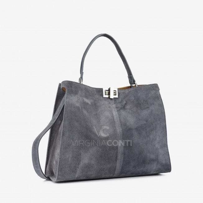 Шоппер Virginia Conti темно-сірий
