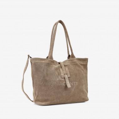 Сумка Virginia Conti кольору темний тауп