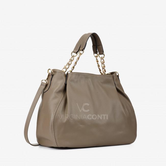 Сумка Virginia Conti кольору темний тауп