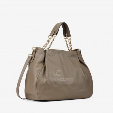 Сумка Virginia Conti кольору темний тауп