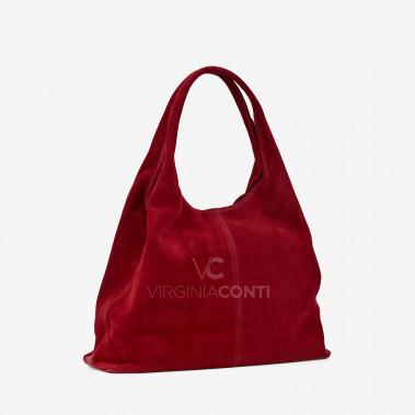 Сумка на плече Virginia Conti гранатового кольору