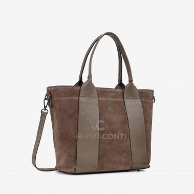 Сумка Virginia Conti кольору темний тауп