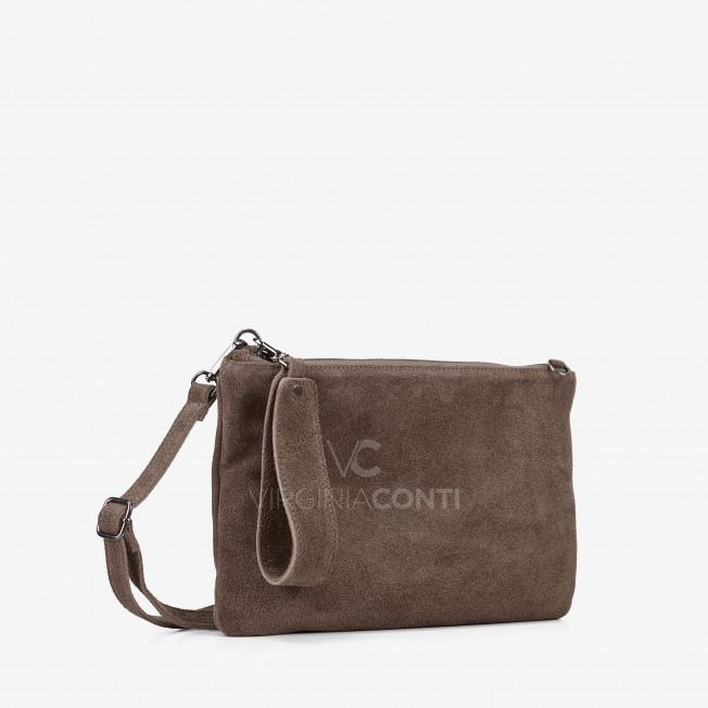 Клатч Virginia Conti кольору темний тауп