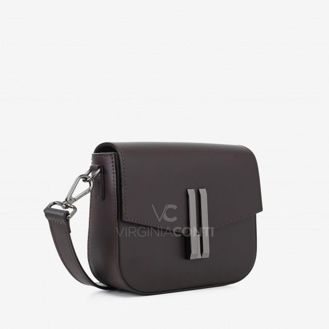 Сумка через плече (крос-боді) Virginia Conti кольору шоколад