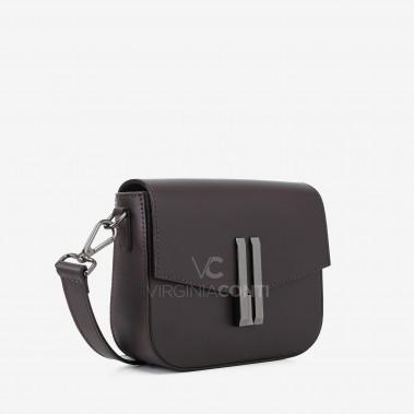 Сумка через плече (крос-боді) Virginia Conti кольору шоколад