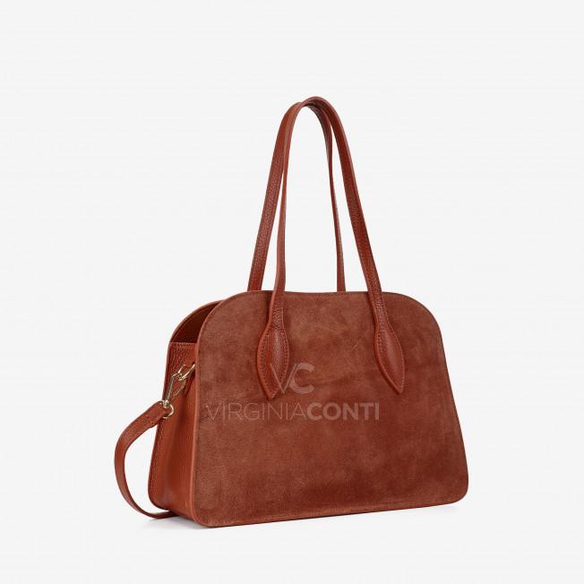 Сумка Virginia Conti терракотового цвета