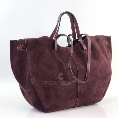 Шоппер Virginia Conti винного кольору
