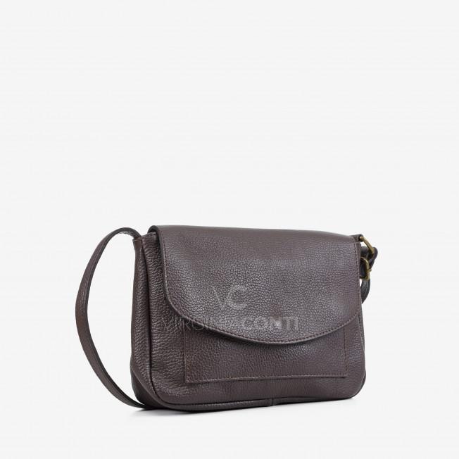 Сумка через плече (крос-боді) Virginia Conti кольору шоколад