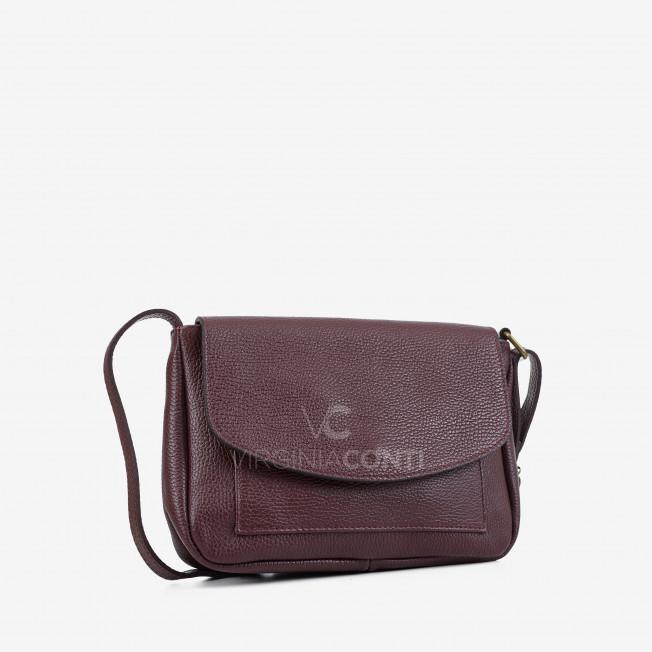 Сумка через плечо (кросс-боди) Virginia Conti бордовая