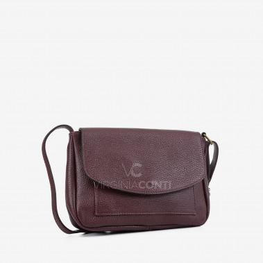 Сумка через плечо (кросс-боди) Virginia Conti бордовая
