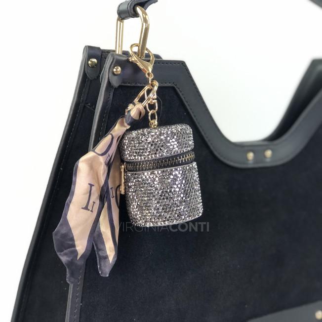 Брелок Virginia Conti кольору темний тауп