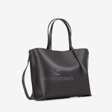 Шоппер Virginia Conti цвета шоколад