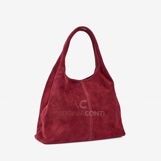 Сумка на плече Virginia Conti винного кольору