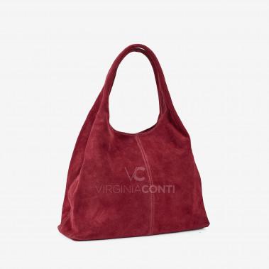 Сумка на плече Virginia Conti винного кольору