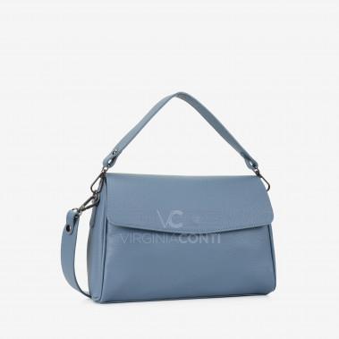 Сумка через плече (крос-боді) Virginia Conti Джинсового кольору