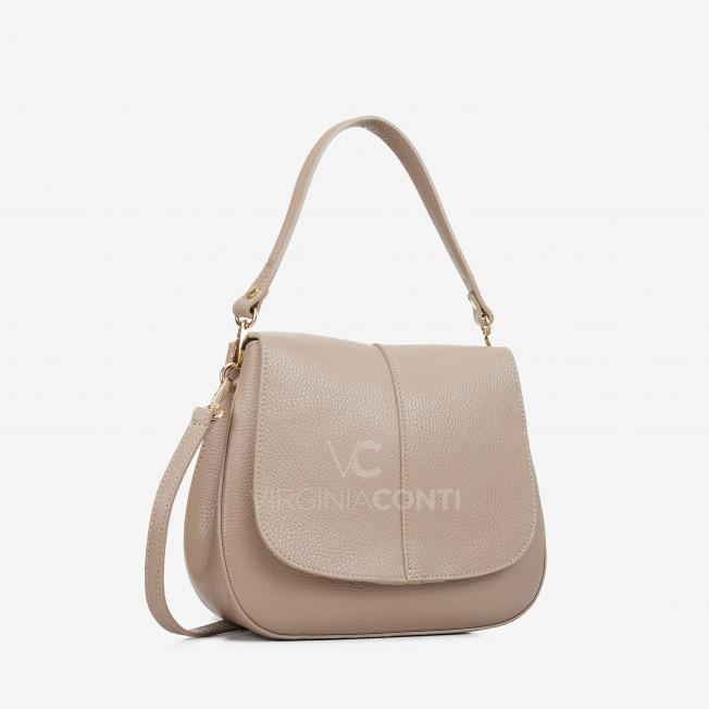Сумка через плече (крос-боді) Virginia Conti кольору тауп