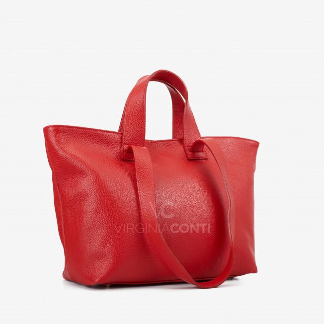 Сумка Virginia Conti красная на 2 отделения