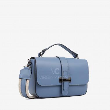 Сумка через плече (крос-боді) Virginia Conti Джинсового кольору