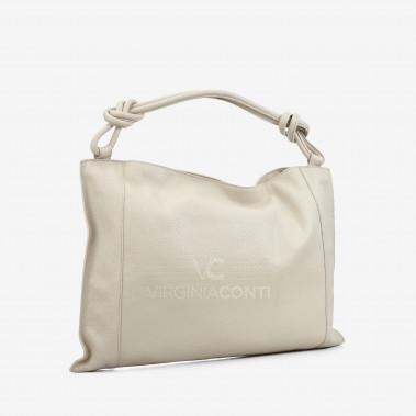 Сумка на плечо Virginia Conti бежевая