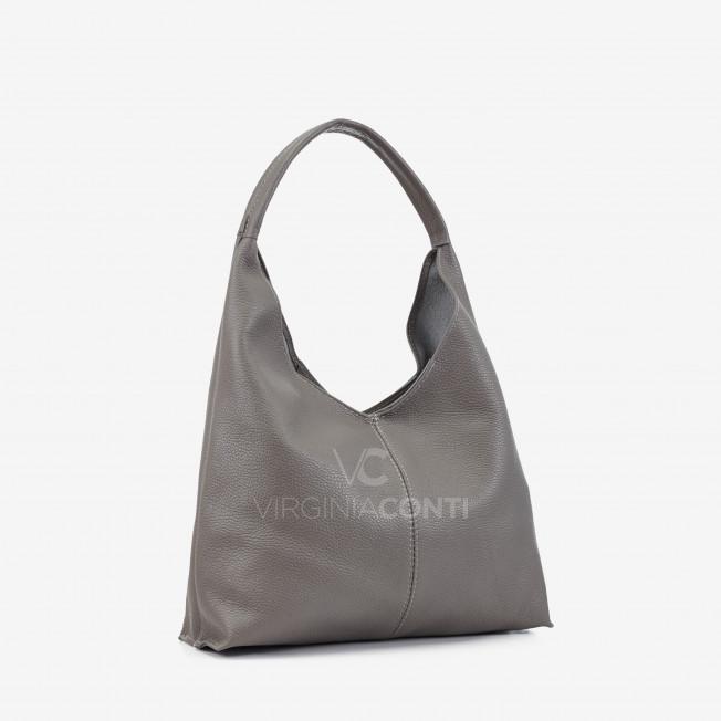Сумка на плече Virginia Conti кольору сірий камінь