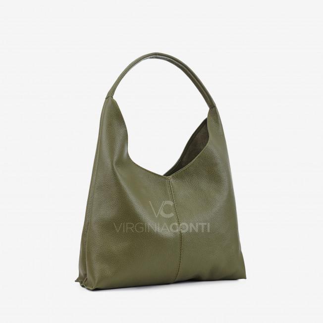 Сумка на плече Virginia Conti кольору хакі