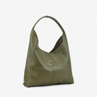 Сумка на плече Virginia Conti кольору хакі