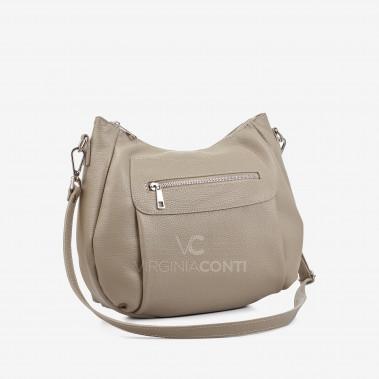 Сумка через плече (крос-боді) Virginia Conti кольору світлий тауп