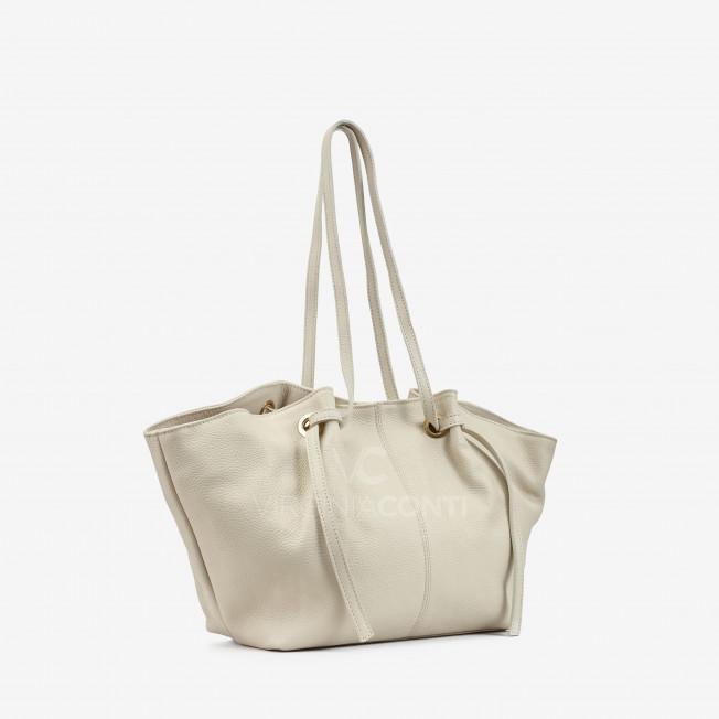 Сумка на плечо Virginia Conti бежевая