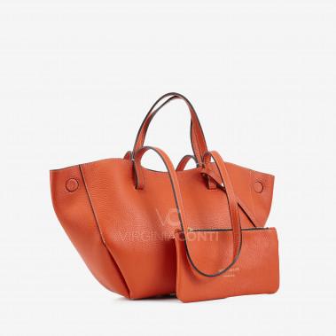 Шоппер Virginia Conti терракотового кольору
