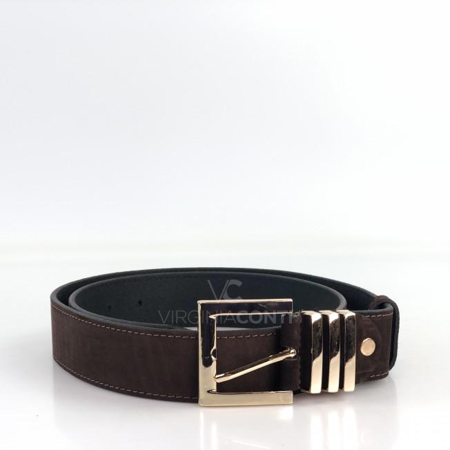 Ремінь 37 мм Virginia Conti кольору шоколад