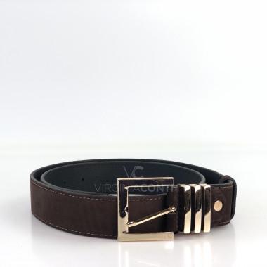 Ремінь 37 мм Virginia Conti кольору шоколад