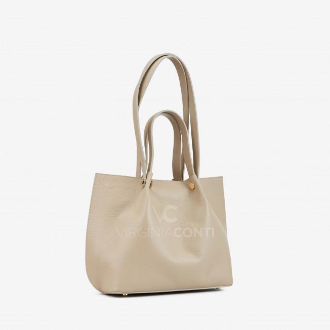 Шоппер Virginia Conti цвета светлый тауп