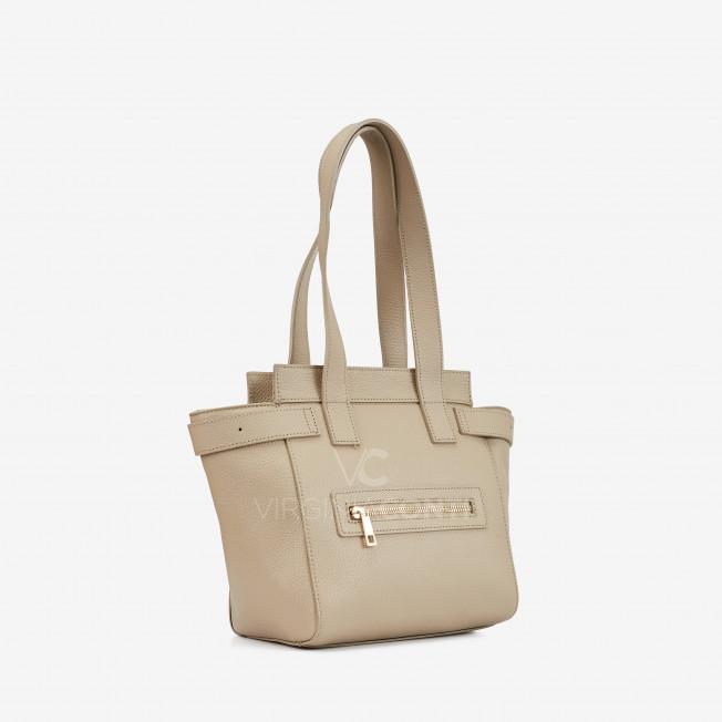 Сумка на плече Virginia Conti кольору світлий тауп