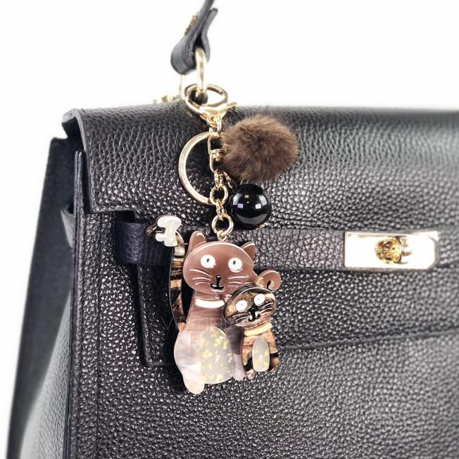 Брелок Virginia Conti коричневий