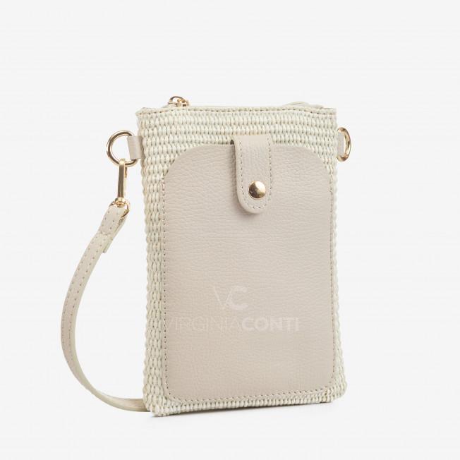 Сумка через плече (крос-боді) Virginia Conti бежева