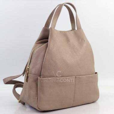 Сумка-рюкзак Virginia Conti кольору пудри