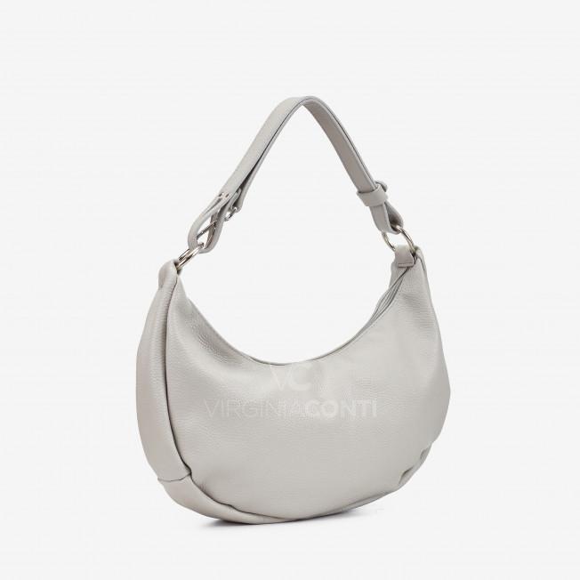 Сумка на плече Virginia Conti світло-сіра