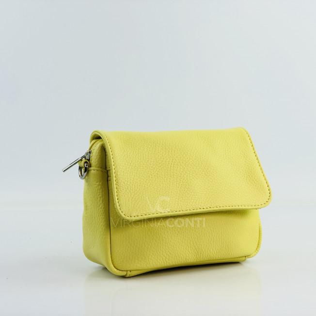 Сумка через плече (крос-боді) Virginia Conti лимонна